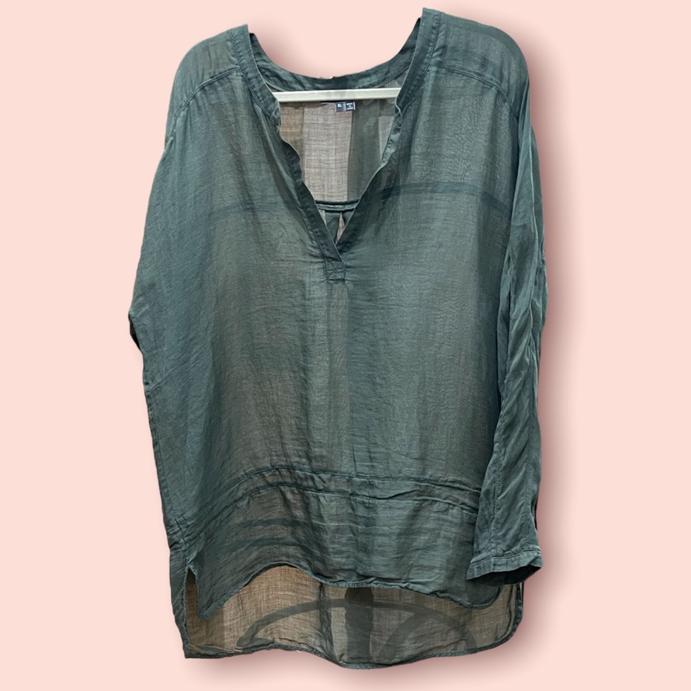 Vince oversized sheer tunic